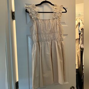 English Factory Cream Mini Dress
